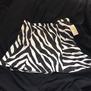 Michael Kors Skirt zebra print